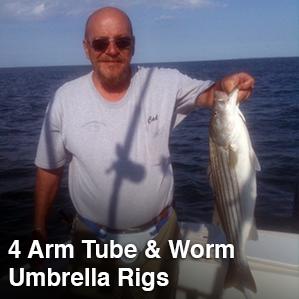4 Arm Tube & Worm Umbrella Rigs