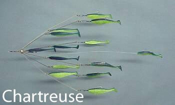 Striped Bass Umbrella Rigs REPLACEMENTS 7 Eel 9er's Trolling 14 baits NEW