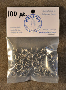 100 Pack of Split Rings